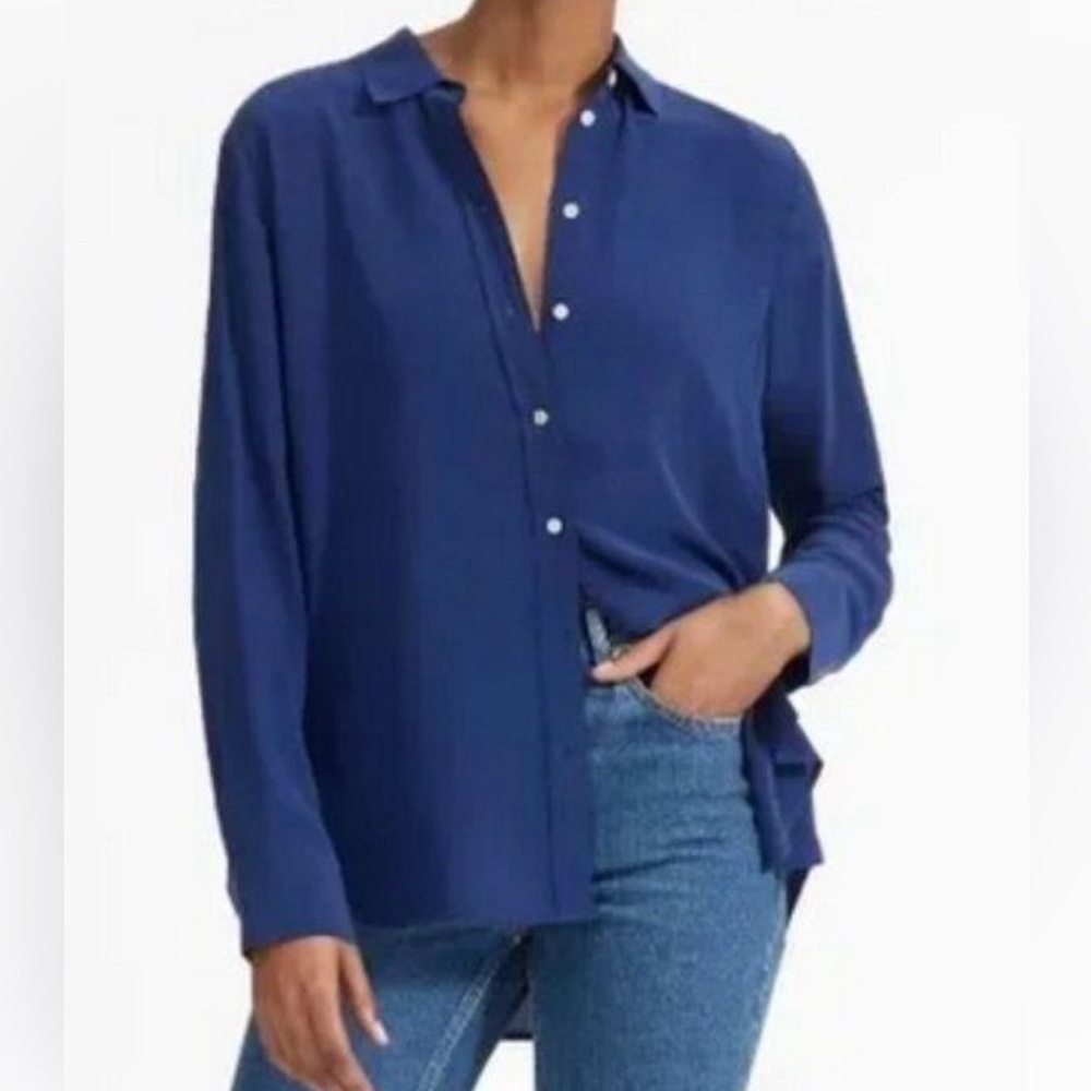 Everlane silk button down